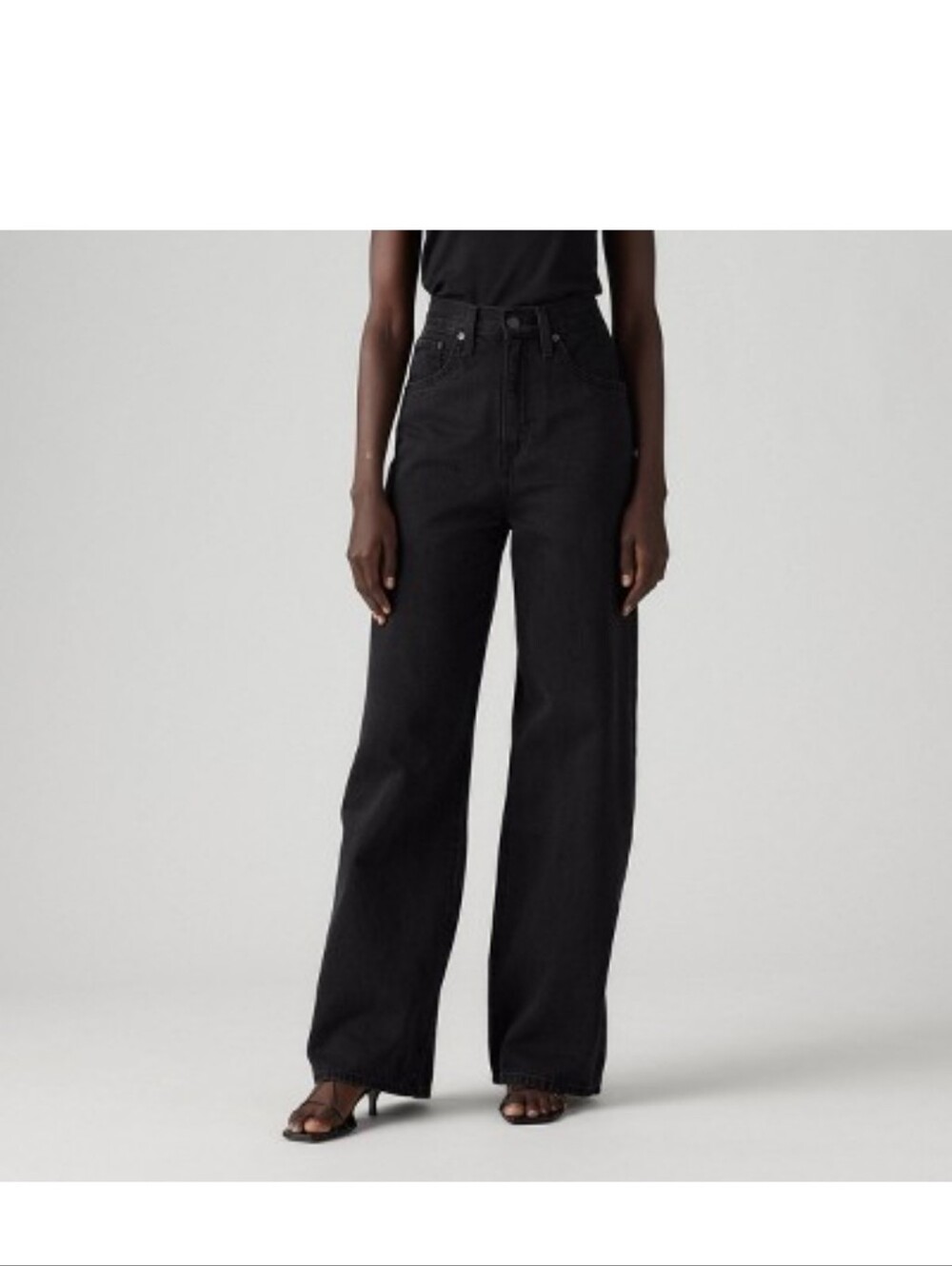 Levis Cinch Baggy Washed Black Size 32 G099 - Picture 1 of 10